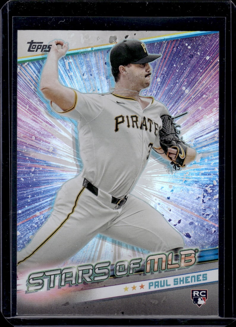 Paul Skenes Stars of MLB RC 2024 Topps Update #SMLB-64: Paul Skenes Stars of MLB RC 2024 Topps Update #SMLB-64