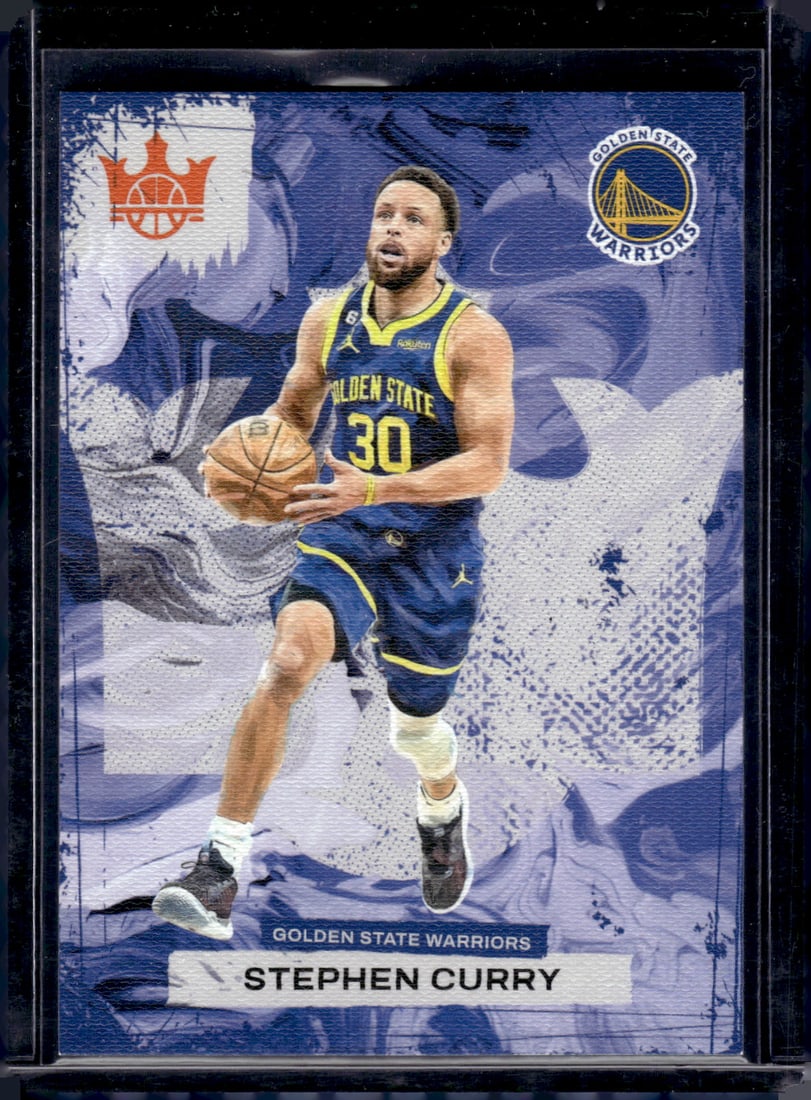 Stephen Curry Amber /75 2023-24 Panini Court Kings #7: Stephen Curry Amber /75 2023-24 Panini Court Kings #7