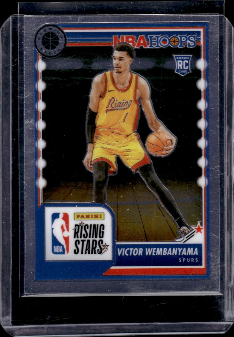 Victor Wembanyama Rising Stars RC 2023-24 Panini Premium Stock #282: Victor Wembanyama Rising Stars RC 2023-24 Panini Premium Stock #282