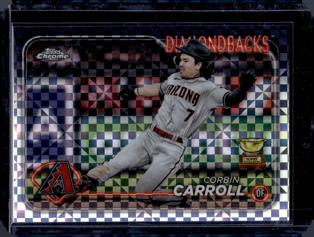 Corbin Carroll Xfractor 2024 Topps Chrome #267: Corbin Carroll Xfractor 2024 Topps Chrome #267