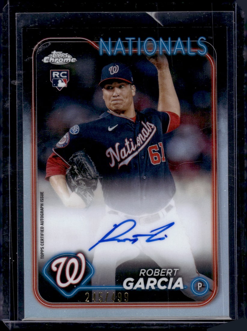 Robert Garcia Refractor RC Auto /499 2024 Topps Chrome #RA-RGA (1 of 2)
