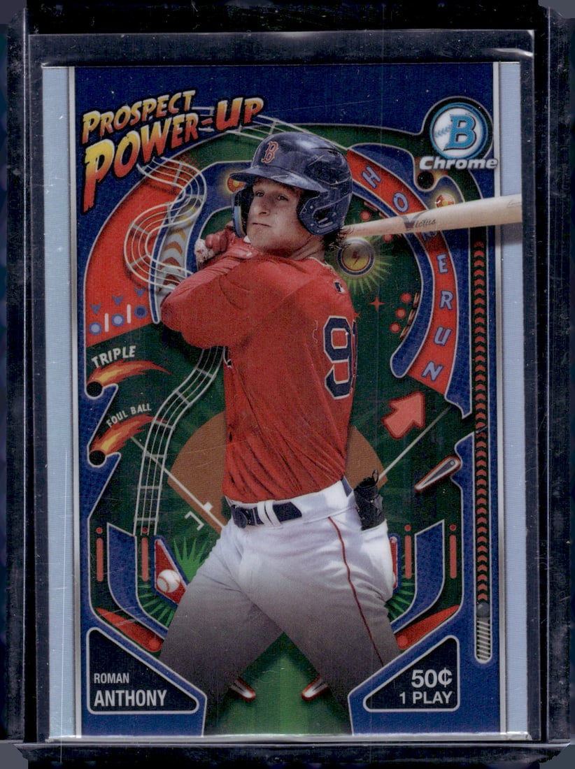 Roman Anthony Prospect Power-Up 2024 Bowman Chrome #PP-13: Roman Anthony Prospect Power-Up 2024 Bowman Chrome #PP-13