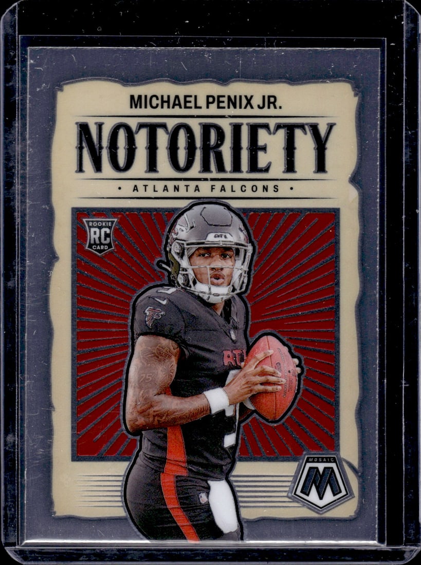 Michael Penix Jr. Notoriety RC 2024 Panini Mosaic #20: Michael Penix Jr. Notoriety RC 2024 Panini Mosaic #20