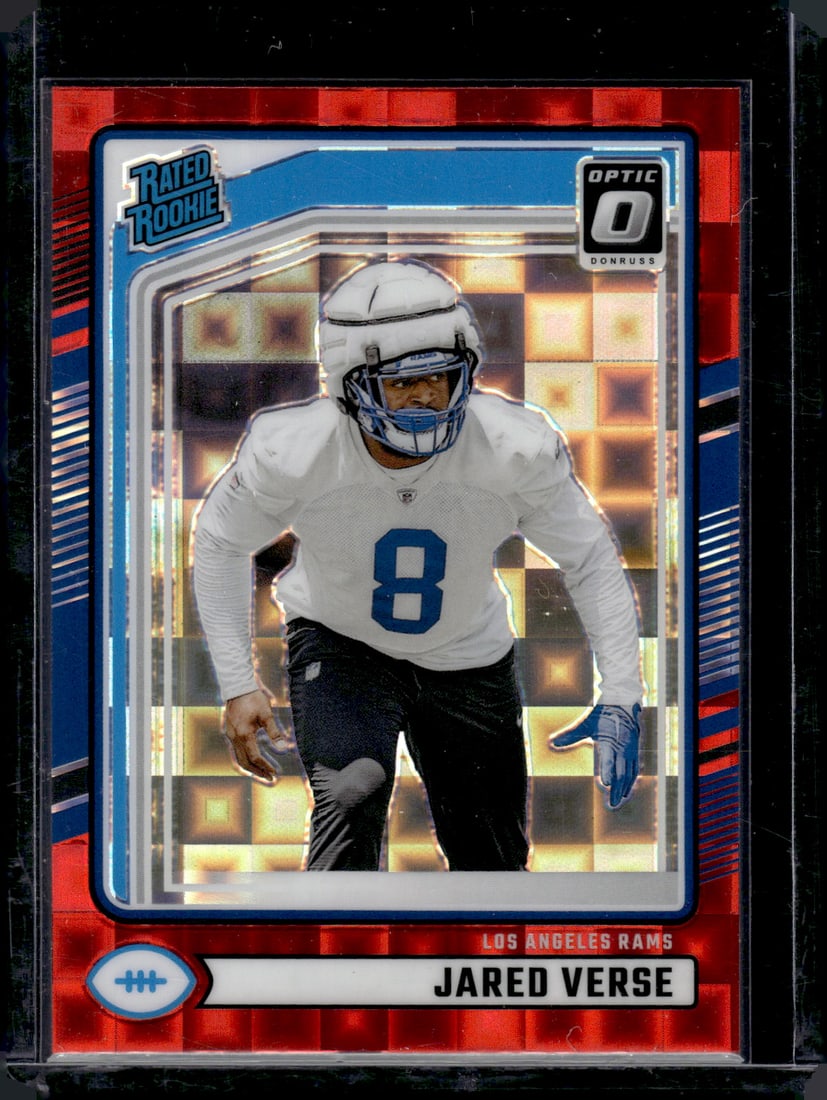 Jared Verse Red Pandora Prizm RC 2024 Donruss #341 (1 of 2)