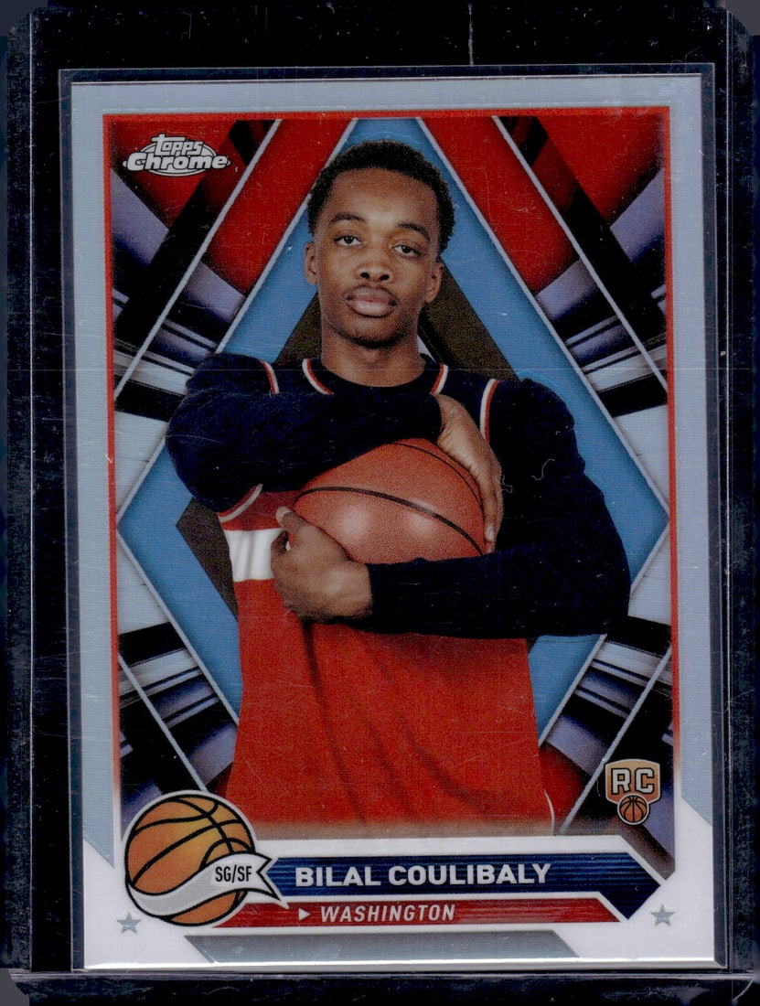 Bilal Coulibaly Refractor RC 2023-24 Topps Chrome #171: Bilal Coulibaly Refractor RC 2023-24 Topps Chrome #171
