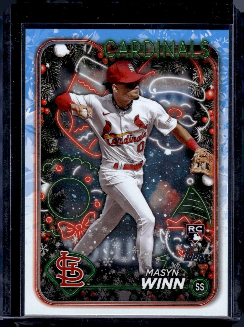 Masyn Winn RC 2024 Topps Holiday #H94: Masyn Winn RC 2024 Topps Holiday #H94