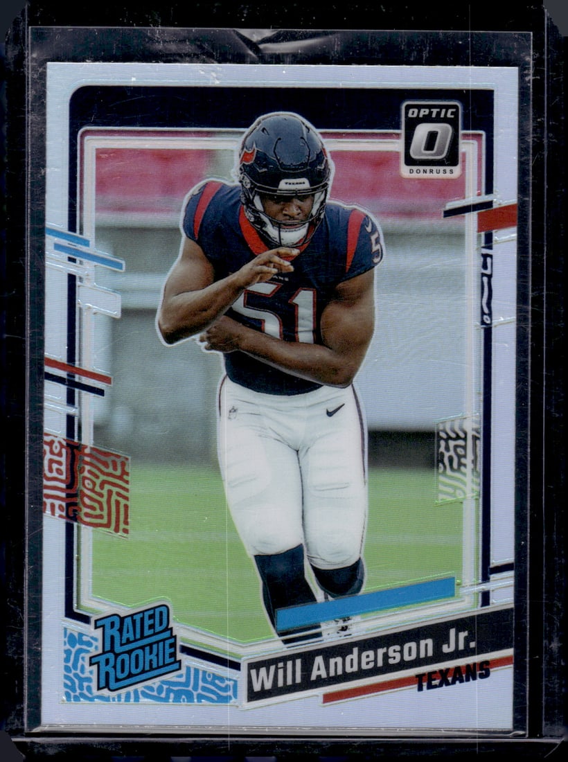 Will Anderson Jr. Holo Prizm RC 2023 Donruss Optic #246: Will Anderson Jr. Holo Prizm RC 2023 Donruss Optic #246