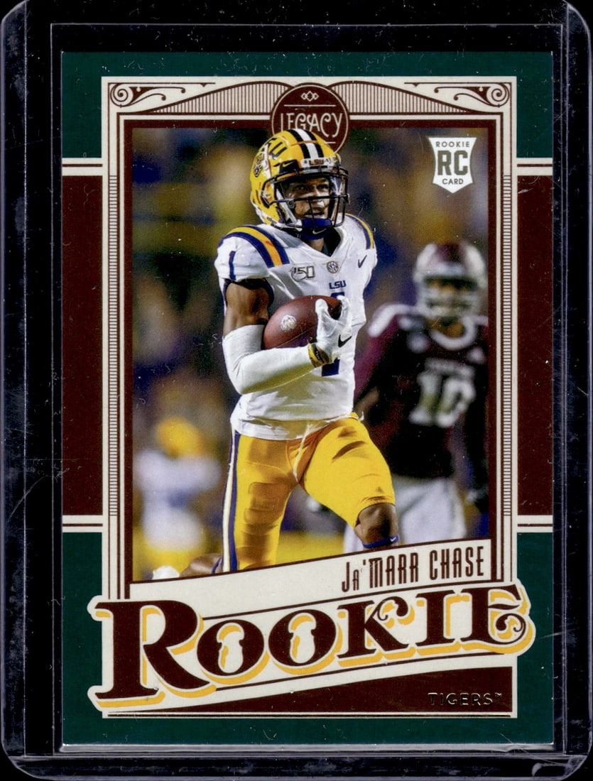 Ja'Marr Chase Green RC /100 2021 Panini Legacy #150 (1 of 2)