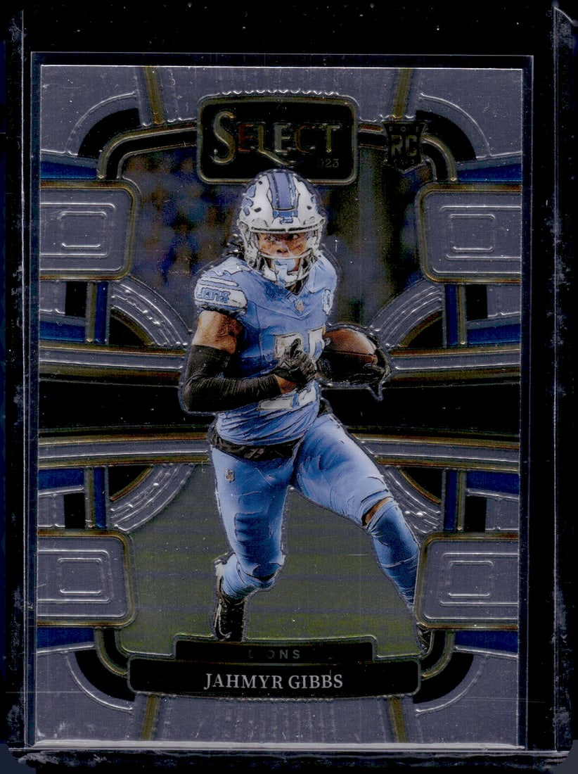 Jahmyr Gibbs RC 2023 Panini Select #34: Jahmyr Gibbs RC 2023 Panini Select #34