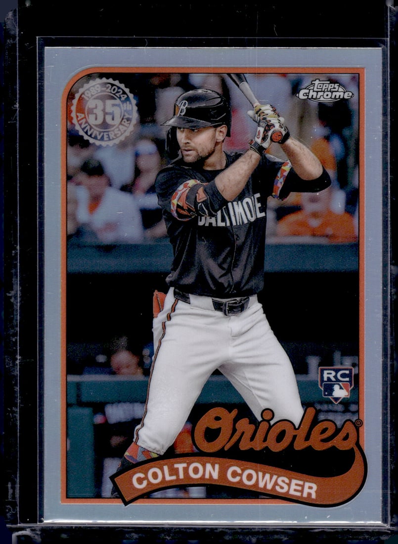 Colton Cowser 35th Anniversary Refractor RC 2024 Topps Chrome #89CU-15: Colton Cowser 35th Anniversary Refractor RC 2024 Topps Chrome #89CU-15
