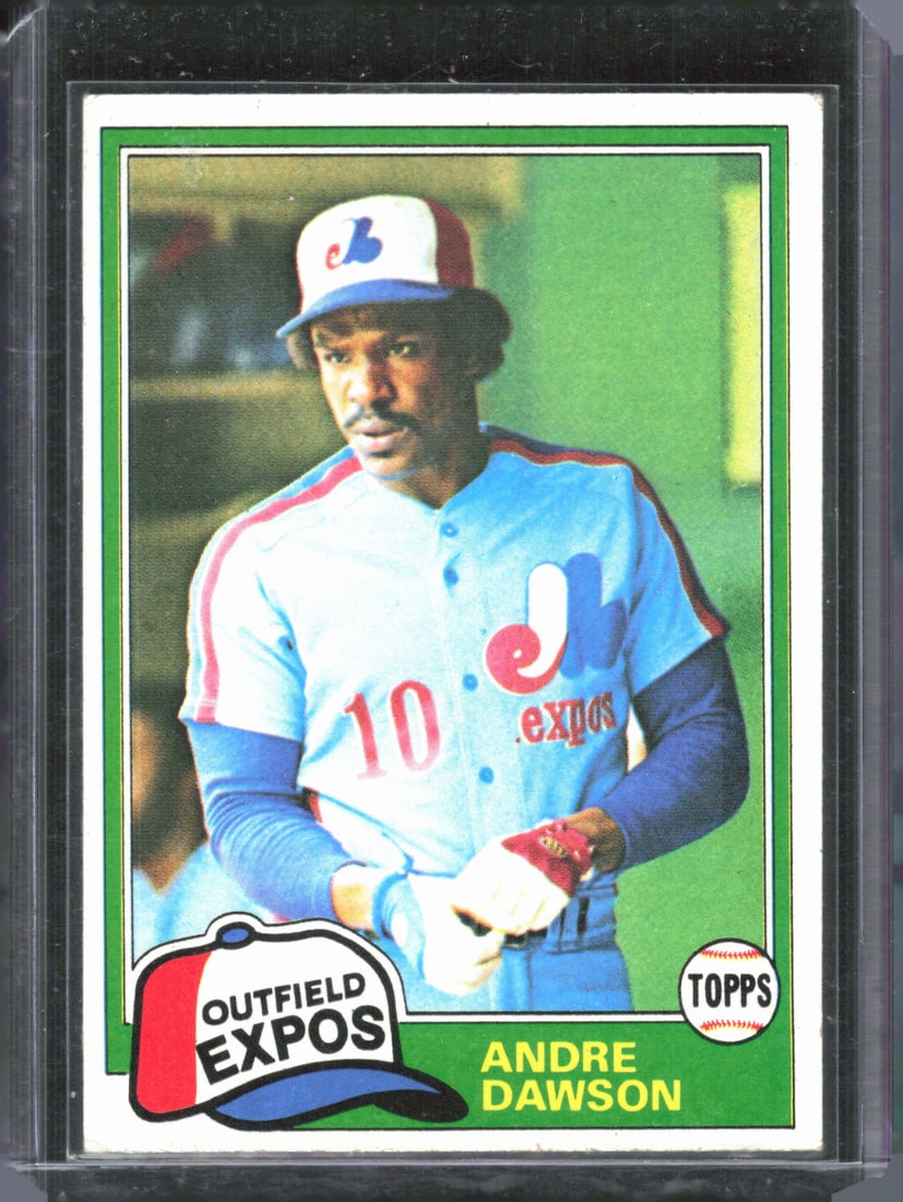 Andre Dawson 1981 Topps #125 Hall of Famer Vintage Baseball Card (1 of 2)