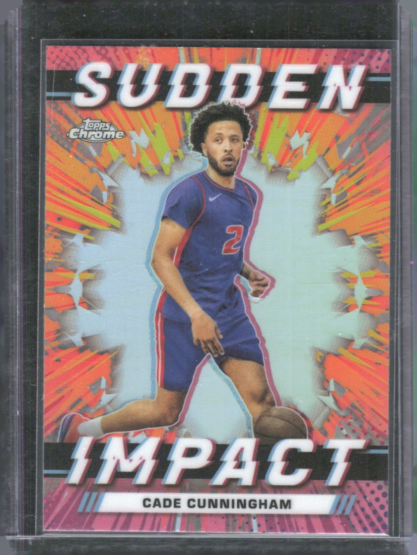Cade Cunningham Refractor Sudden Impact 2023-24 Topps Chrome #SI-13 (1 of 2)