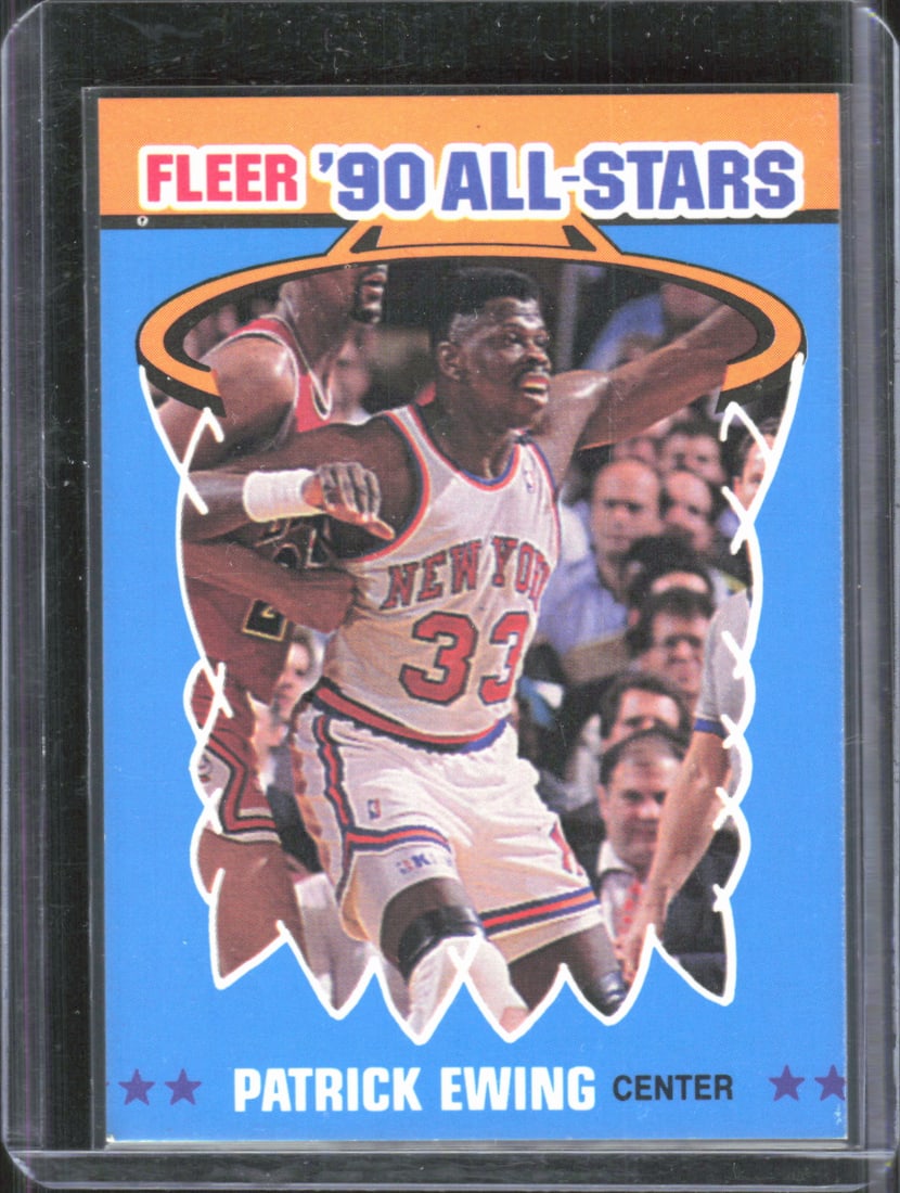 Patrick Ewing All-Stars 1990-91 Fleer #12 Vintage Basketball Card (1 of 2)