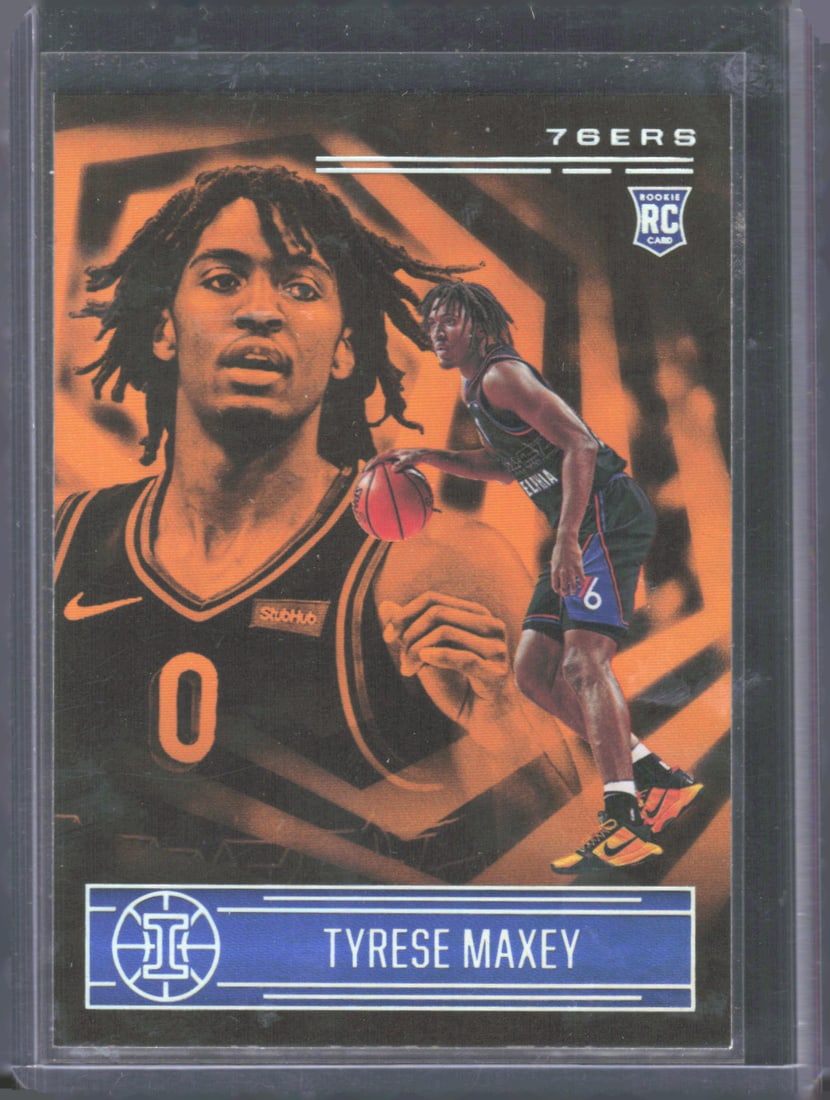 Tyrese Maxey Rookie Orange 2020-21 Panini Illusions #162 (1 of 2)