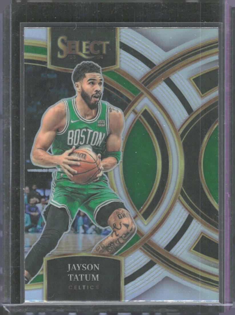 Jayson Tatum Premier Level Silver Prizms 2023-24 Panini Select #156 (1 of 2)