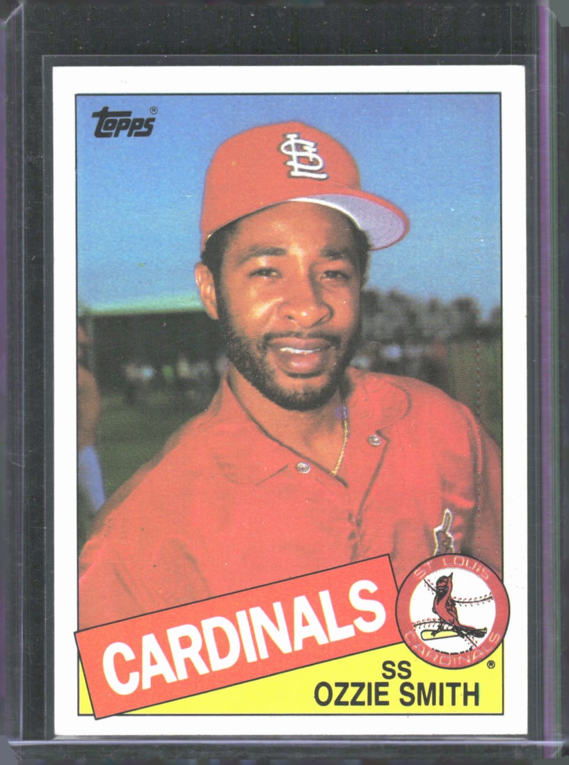Ozzie Smith 1985 Topps #605 Vintage Baseball Card (1 of 2)
