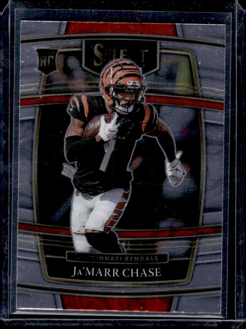 Ja'Marr Chase RC 2021 Panini Select #47 (1 of 2)