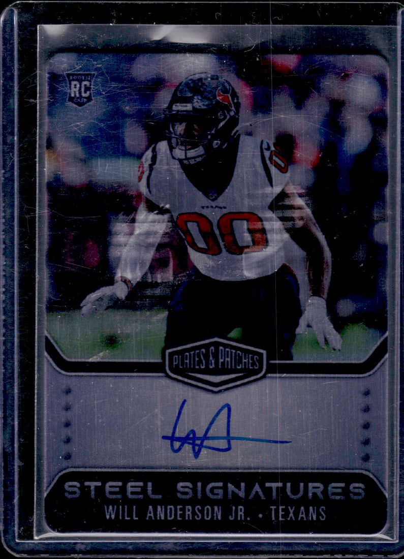 Will Anderson Jr. RC Auto /300 2023 Panini Plates & Patches #RSSWAJ (1 of 2)