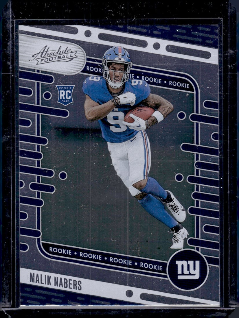 Malik Nabers RC 2024 Panini Absolute #106: Malik Nabers RC 2024 Panini Absolute #106