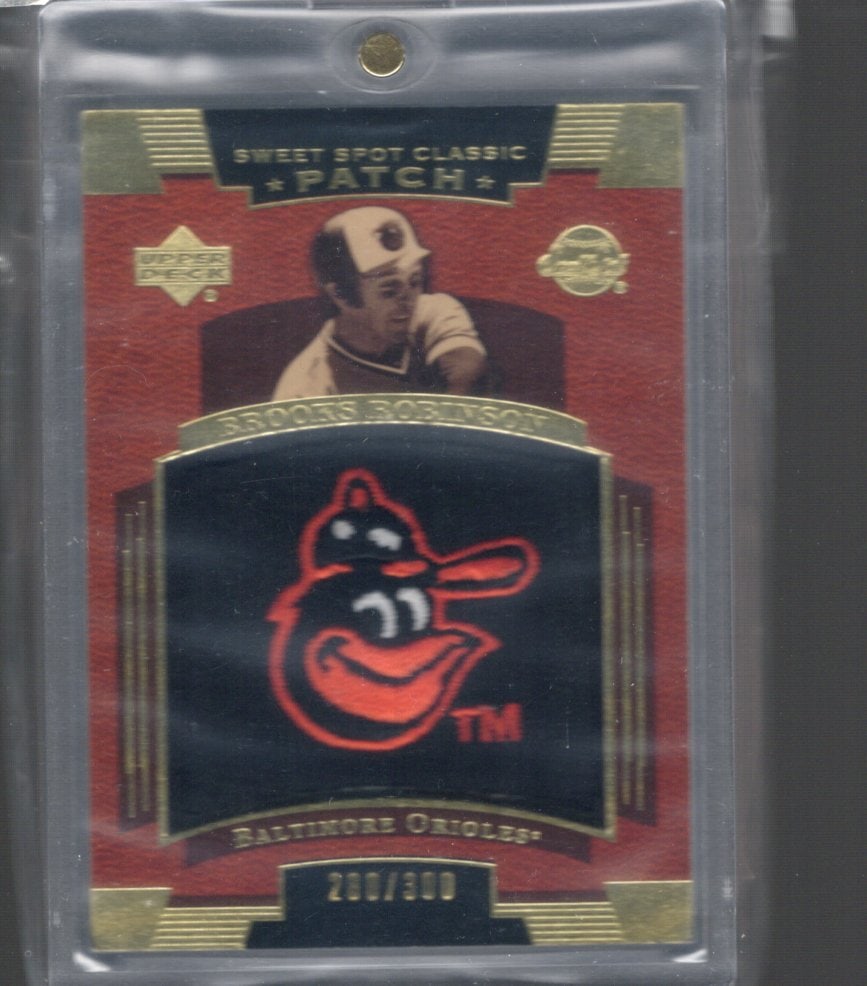 Brooks Robinson Sweet Spot Classic Patch /300 2004 Upper Deck #SSP-RO (1 of 2)