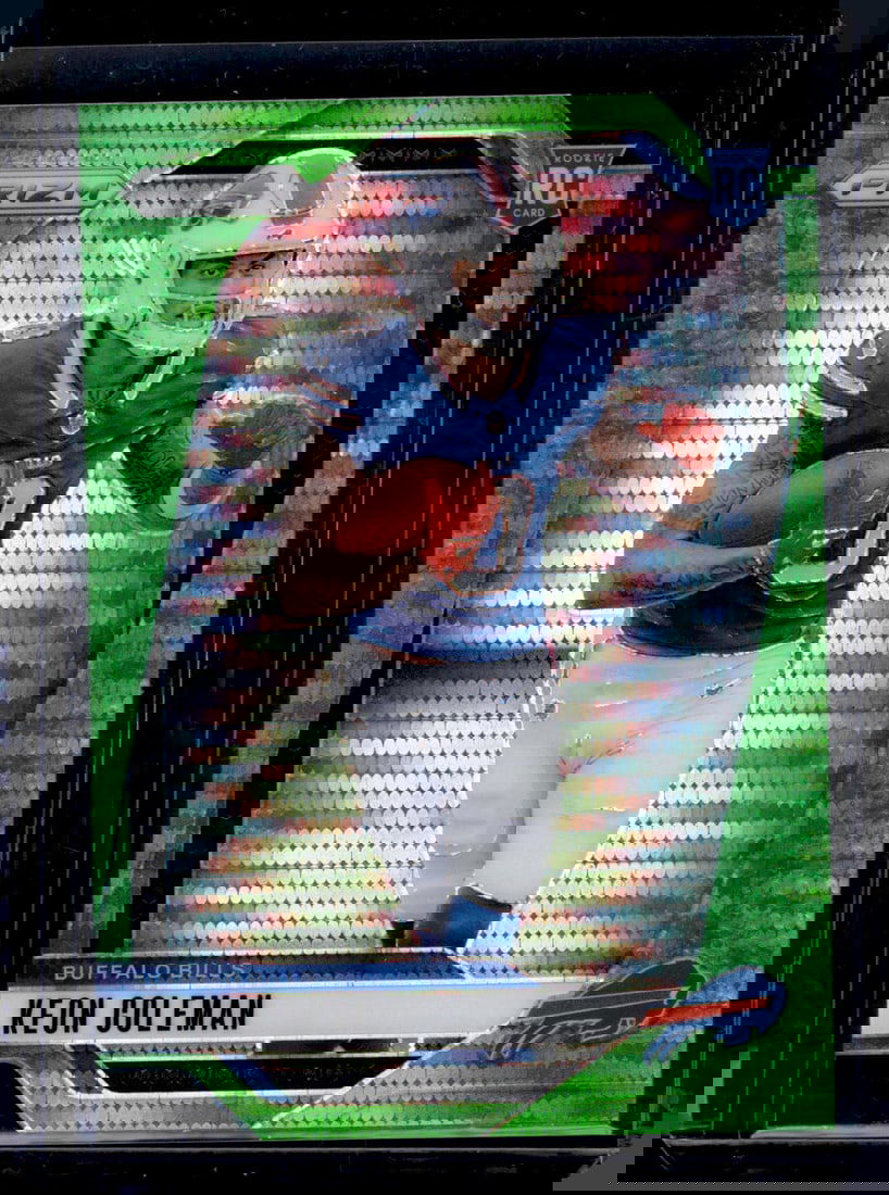 Keon Coleman Neon Green Pulsar Prizm RC 2024 Panini Prizm #362: Keon Coleman Neon Green Pulsar Prizm RC 2024 Panini Prizm #362