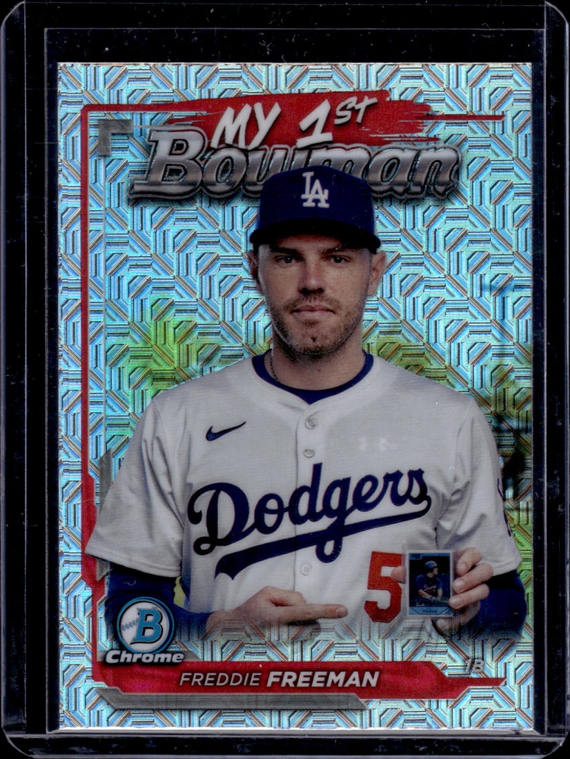 Freddie Freeman My 1st Bowman Mojo Refractor 2024 Bowman Chrome #M1B-5 (1 of 2)