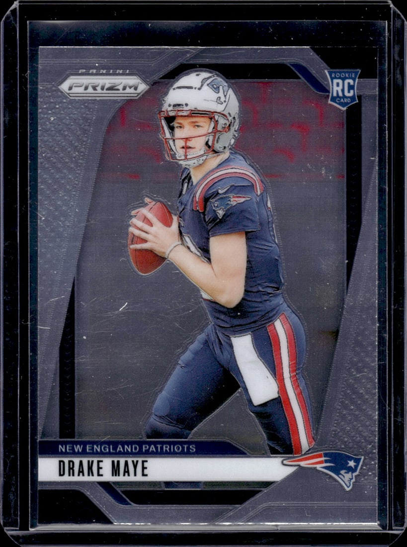Drake Maye RC 2024 Panini Prizm #329: Drake Maye RC 2024 Panini Prizm #329