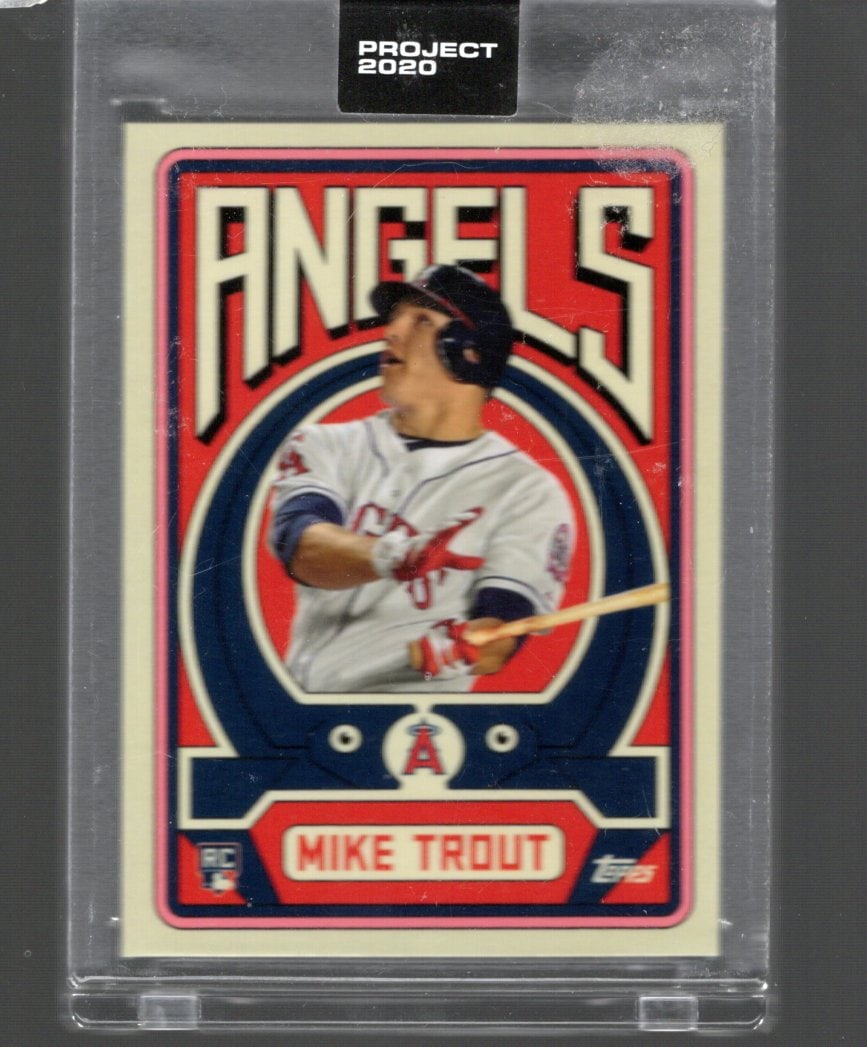 Mike Trout Topps Project 2020 #187 - Original Card 2011 Topps Update #US175 (1 of 2)
