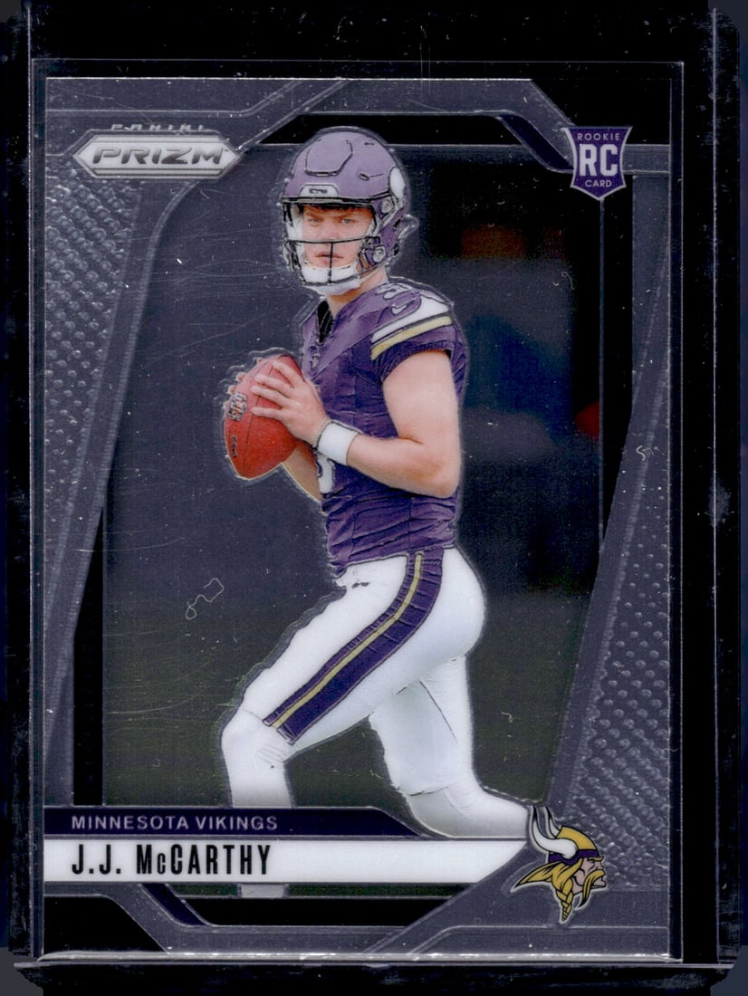 JJ McCarthy RC 2024 Panini Prizm #400: JJ McCarthy RC 2024 Panini Prizm #400