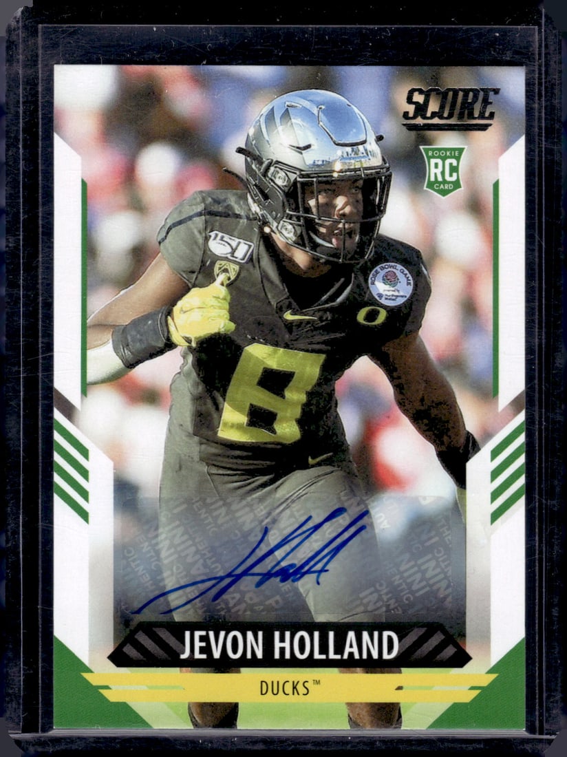 Jevon Holland RC Auto 2021 Panini Score #358 (1 of 2)