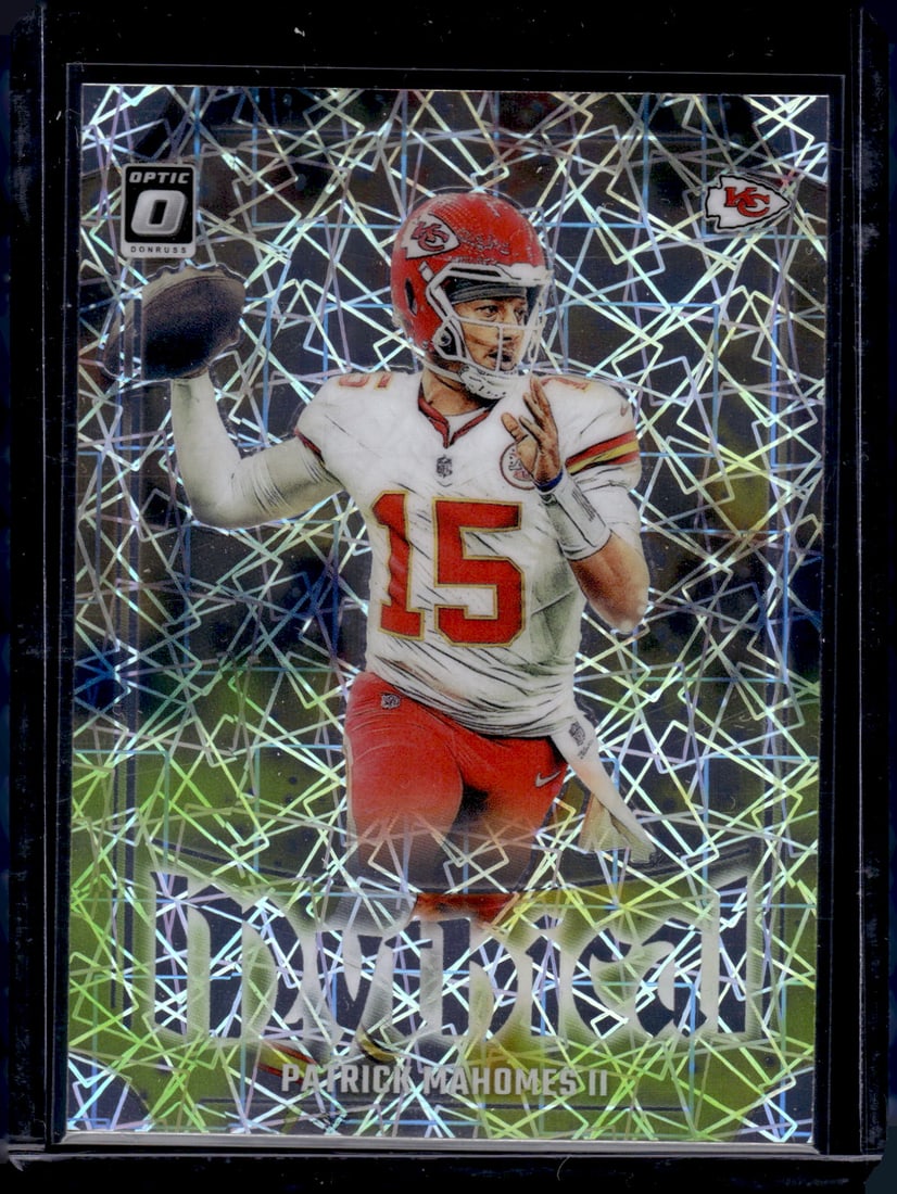 Patrick Mahomes Mythical SSP Case Hit 2023 Donruss Optic #3 (1 of 2)