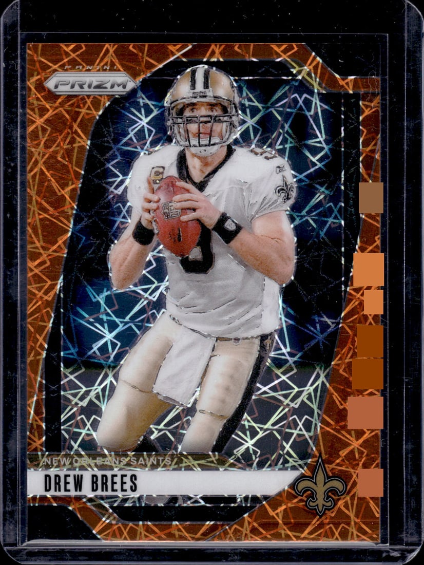 Drew Brees Orange Lazer Prizm 2024 Panini Prizm #209 (1 of 2)