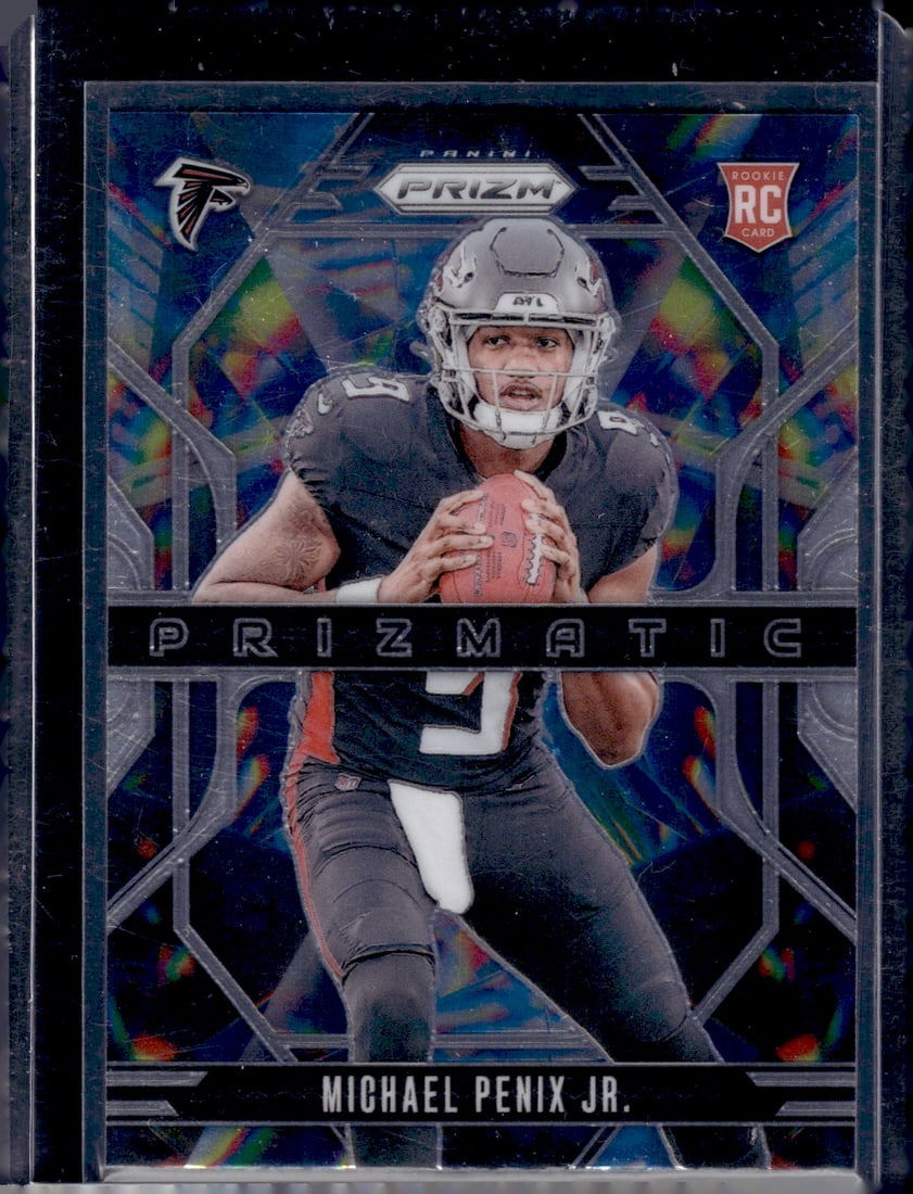 Michael Penix Jr. Prizmatic RC 2024 Panini Prizm #10: Michael Penix Jr. Prizmatic RC 2024 Panini Prizm #10