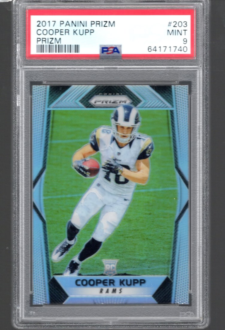 Cooper Kupp Silver Prizm RC 2017 Panini Prizm #203 PSA 9 (1 of 2)