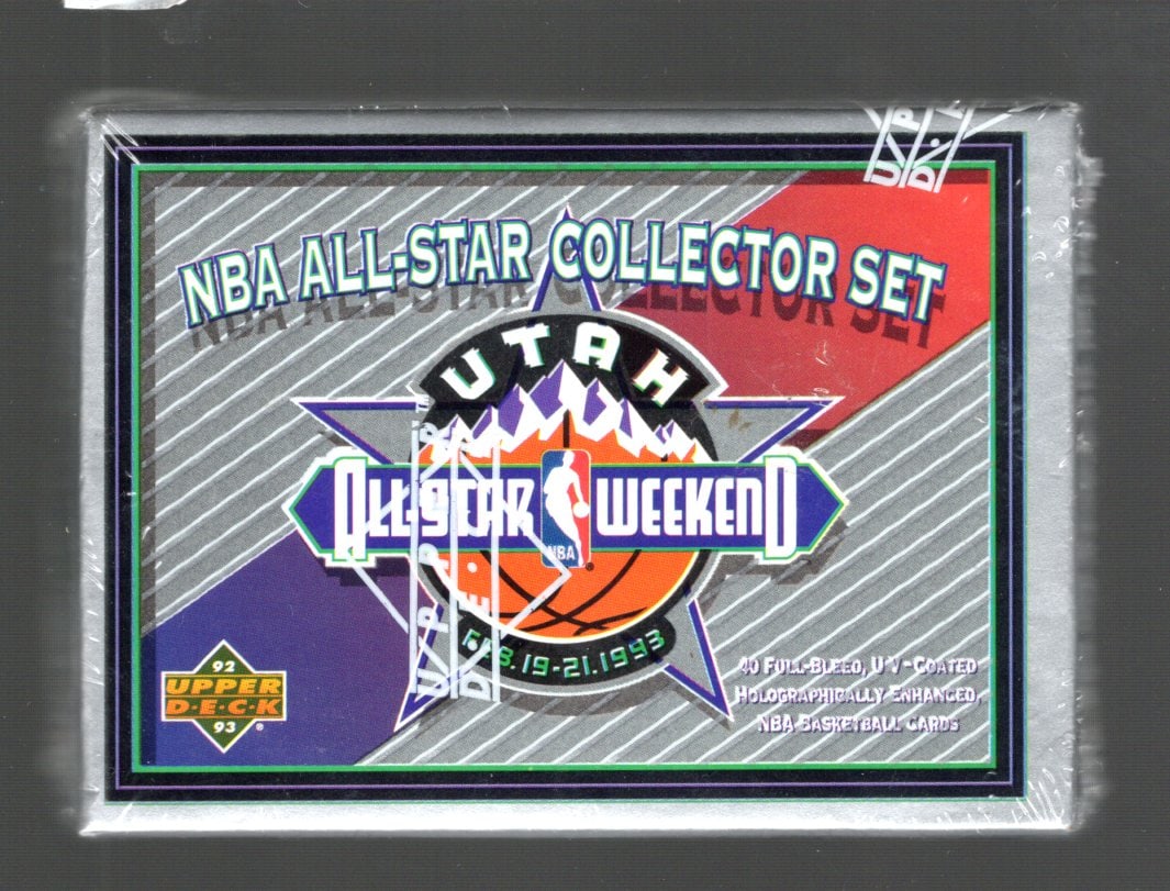 1992-93 Upper Deck NBA All-Star Game Collector Set Factory Sealed - 40  Full Bleed Holographic Cards (1 of 2)