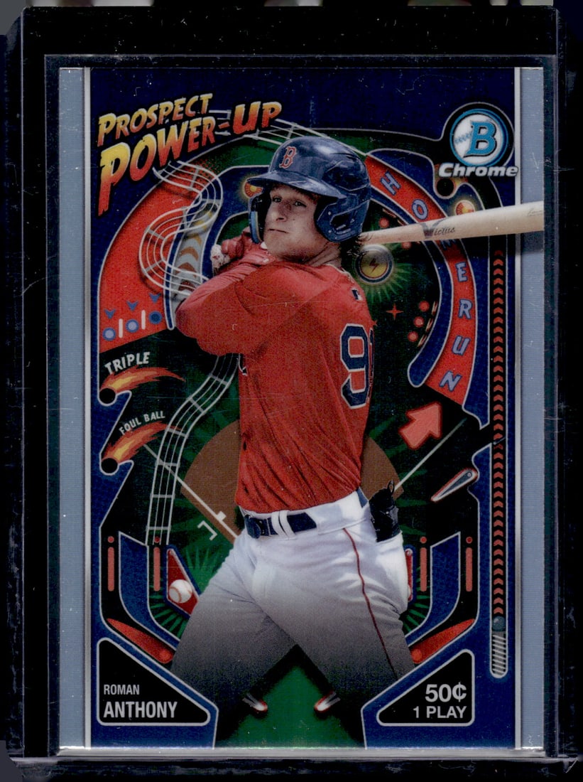 Roman Anthony Prospect Power-Up 2024 Bowman Chrome #PP-13: Roman Anthony Prospect Power-Up 2024 Bowman Chrome #PP-13