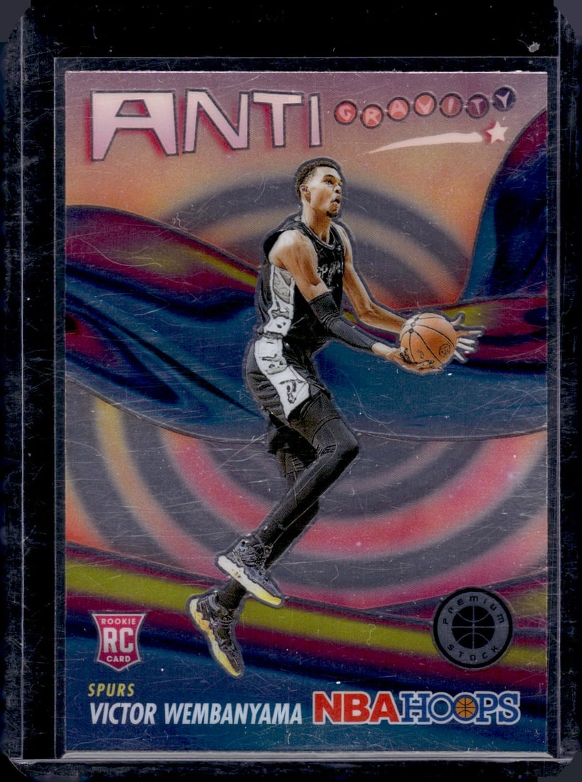 Victor Wembanyama Anti Gravity RC 2023-24 Panini Premium Stock #5: Victor Wembanyama Anti Gravity RC 2023-24 Panini Premium Stock #5