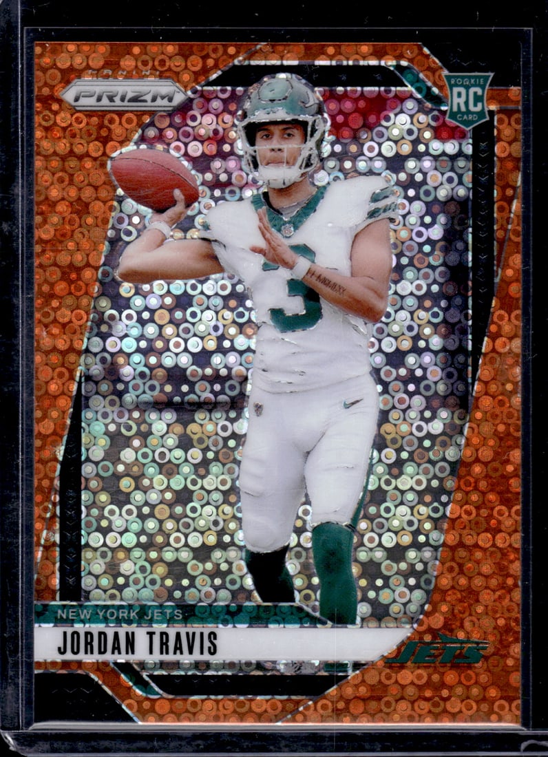 Jordan Travis Orange Disco Prizm RC 2024 Panini Prizm #359: Jordan Travis Orange Disco Prizm RC 2024 Panini Prizm #359