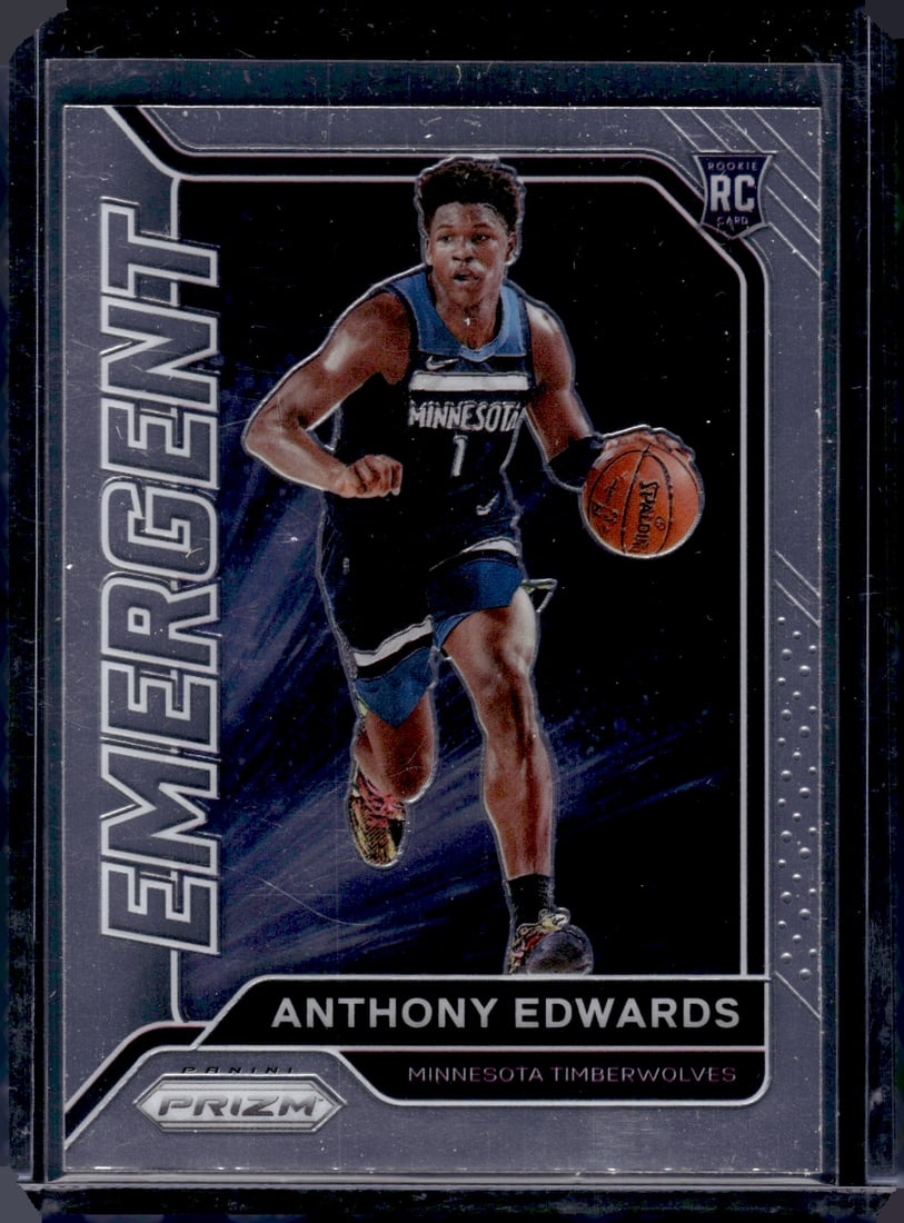 Anthony Edwards Emergent RC 2020-21 Panini Prizm #3: Anthony Edwards Emergent RC 2020-21 Panini Prizm #3