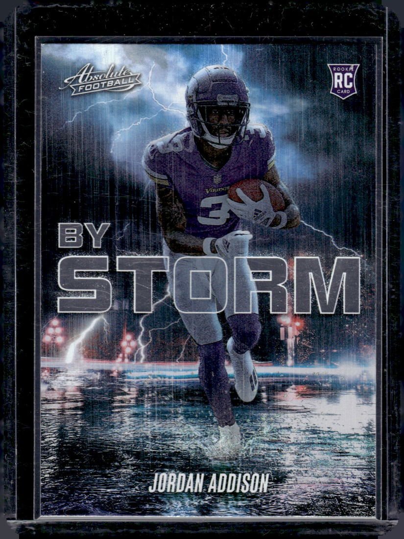 Jordan Addison By Storm RC 2023 Panini Absolute #BST-12 (1 of 2)