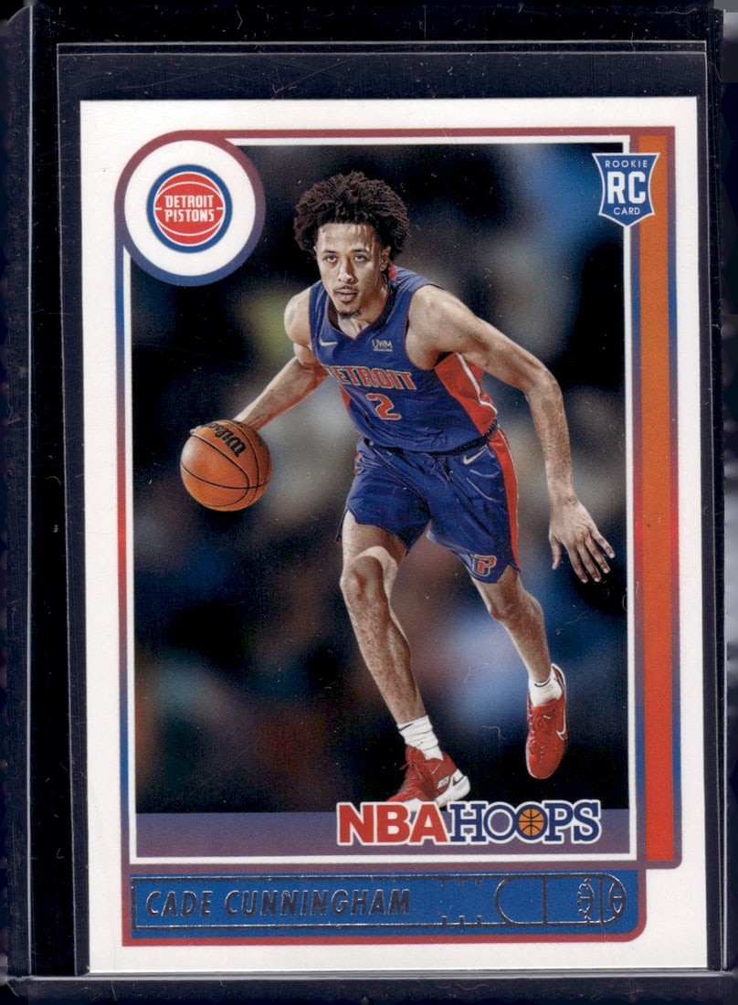 Cade Cunningham RC 2021-22 Panini NBA Hoops #201: Cade Cunningham RC 2021-22 Panini NBA Hoops #201