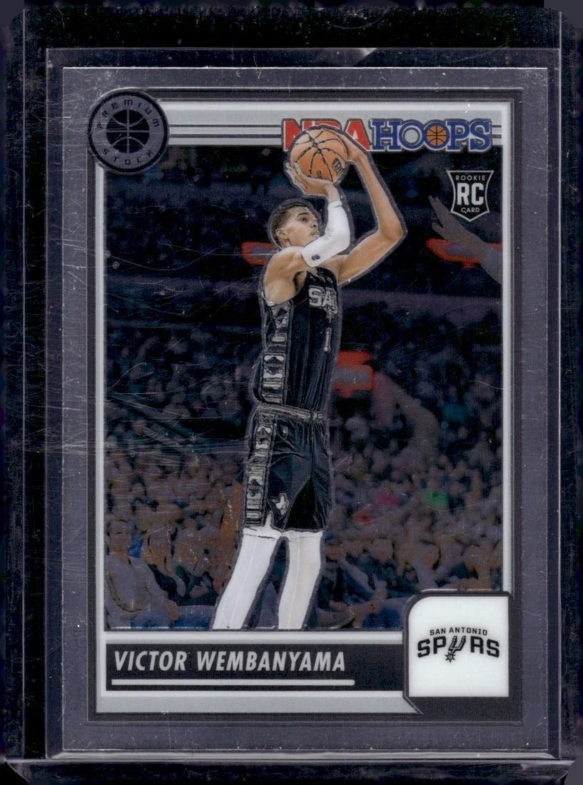 Victor Wembanyama RC 2023-24 Panini Premium Stock #108: Victor Wembanyama RC 2023-24 Panini Premium Stock #108