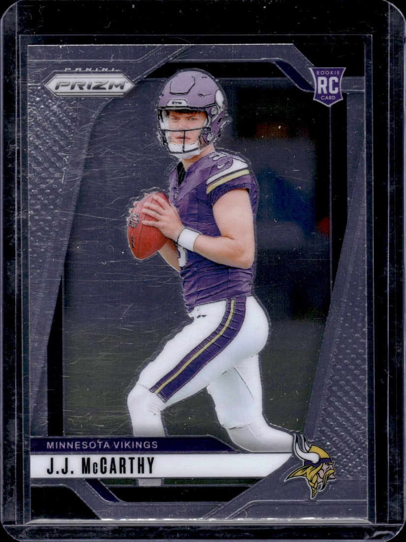 JJ McCarthy RC 2024 Panini Prizm #400: JJ McCarthy RC 2024 Panini Prizm #400