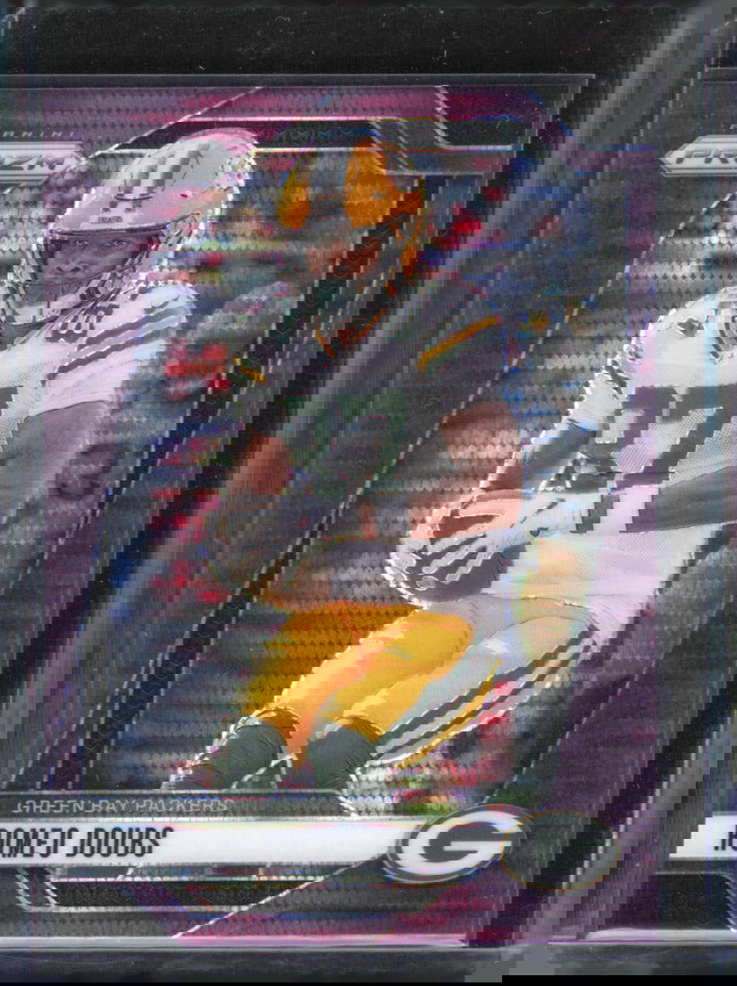 Romeo Doubs Purple Pulsar 2024 Panini Prizm #104: Romeo Doubs Purple Pulsar 2024 Panini Prizm #104