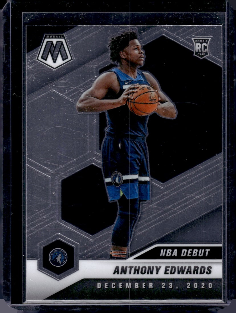 Anthony Edwards RC 2020-21 Panini Mosaic #261: Anthony Edwards RC 2020-21 Panini Mosaic #261