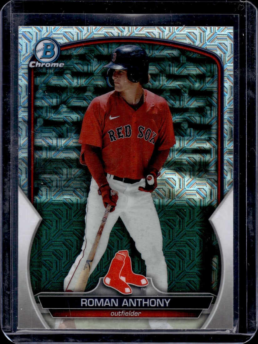 Roman Anthony Mojo Refractor 2023 Bowman Chrome Prospects #BCP-220: Roman Anthony Mojo Refractor 2023 Bowman Chrome Prospects #BCP-220