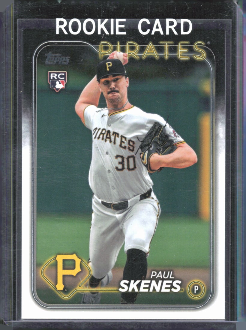 Paul Skenes Rookie Card 2023-24 Topps Update Series #US100: Paul Skenes Rookie Card 2023-24 Topps Update Series #US100