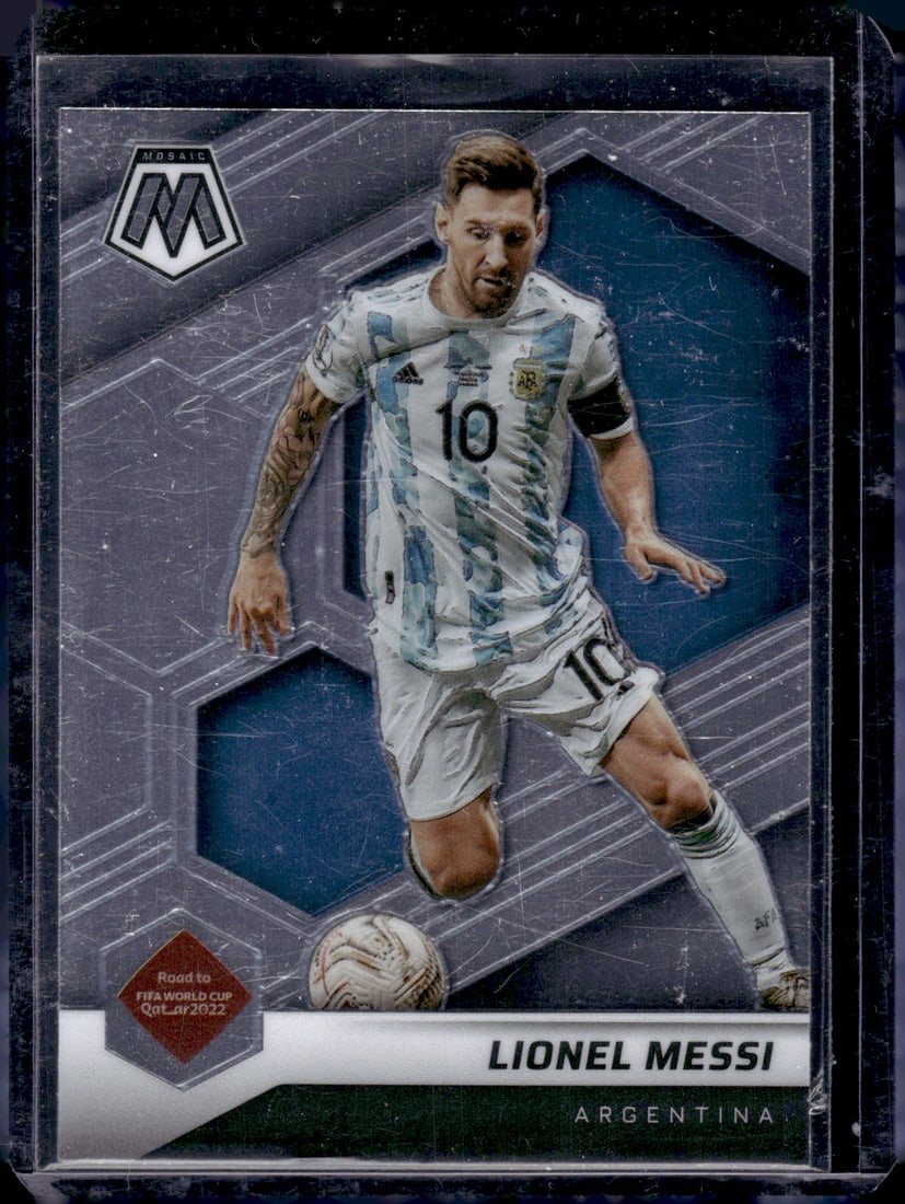 Lionel Messi 2021-22 Panini Mosaic Fifa Road to World Cup #10: Lionel Messi 2021-22 Panini Mosaic Fifa Road to World Cup #10