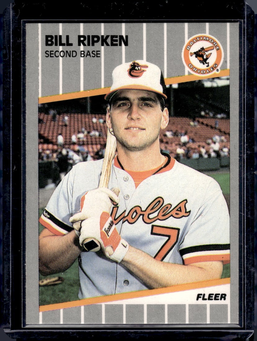 Bill Ripken (Black Box Bat Knob) 1989 Fleer #616 (1 of 2)