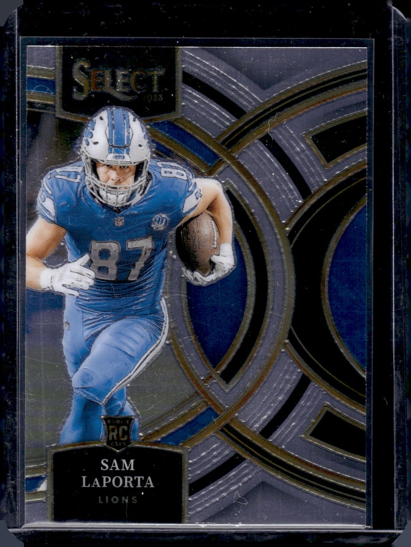 Sam LaPorta Premier Level RC 2023 Panini Select #106: Sam LaPorta Premier Level RC 2023 Panini Select #106
